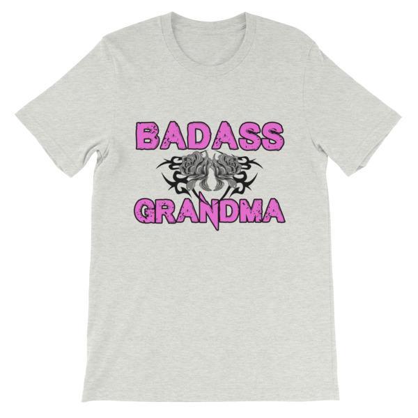 Badass Grandma T-shirt-Ash-S-Awkward T-Shirts