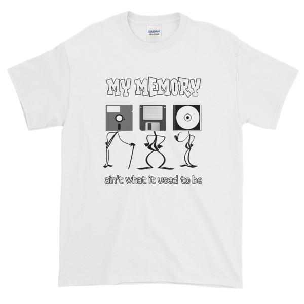 My Memory Ain't What it Used to Be Short-Sleeve T-Shirt-White-S-Awkward T-Shirts