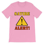Satire Alert T-shirt-Pink-S-Awkward T-Shirts