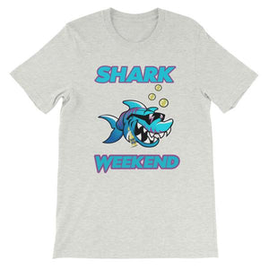 Shark Weekend T-Shirt-Ash-S-Awkward T-Shirts