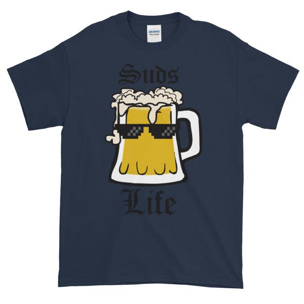 Suds Life T-shirt-Navy-S-Awkward T-Shirts