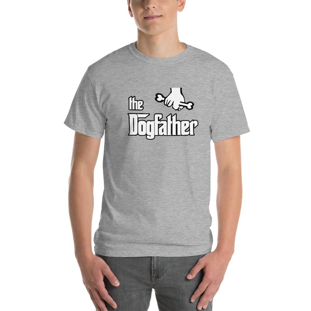 The Dogfather Dog Lover T-Shirt-Sport Grey-S-Awkward T-Shirts
