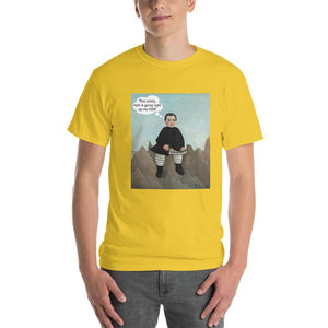 This Rock is Going Right Up My Ass Funny Art T-Shirt-Daisy-S-Awkward T-Shirts