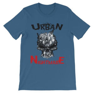 Urban Nightmare T-shirt-Steel Blue-S-Awkward T-Shirts