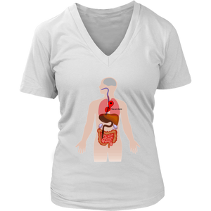You Are Here (in My Heart) Funny Nurse Women's Shirt