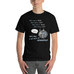 Awkward Armadillo Unisex T-Shirt-Black-S-Awkward T-Shirts