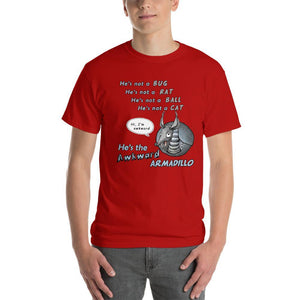 Awkward Armadillo Unisex T-Shirt-Red-S-Awkward T-Shirts