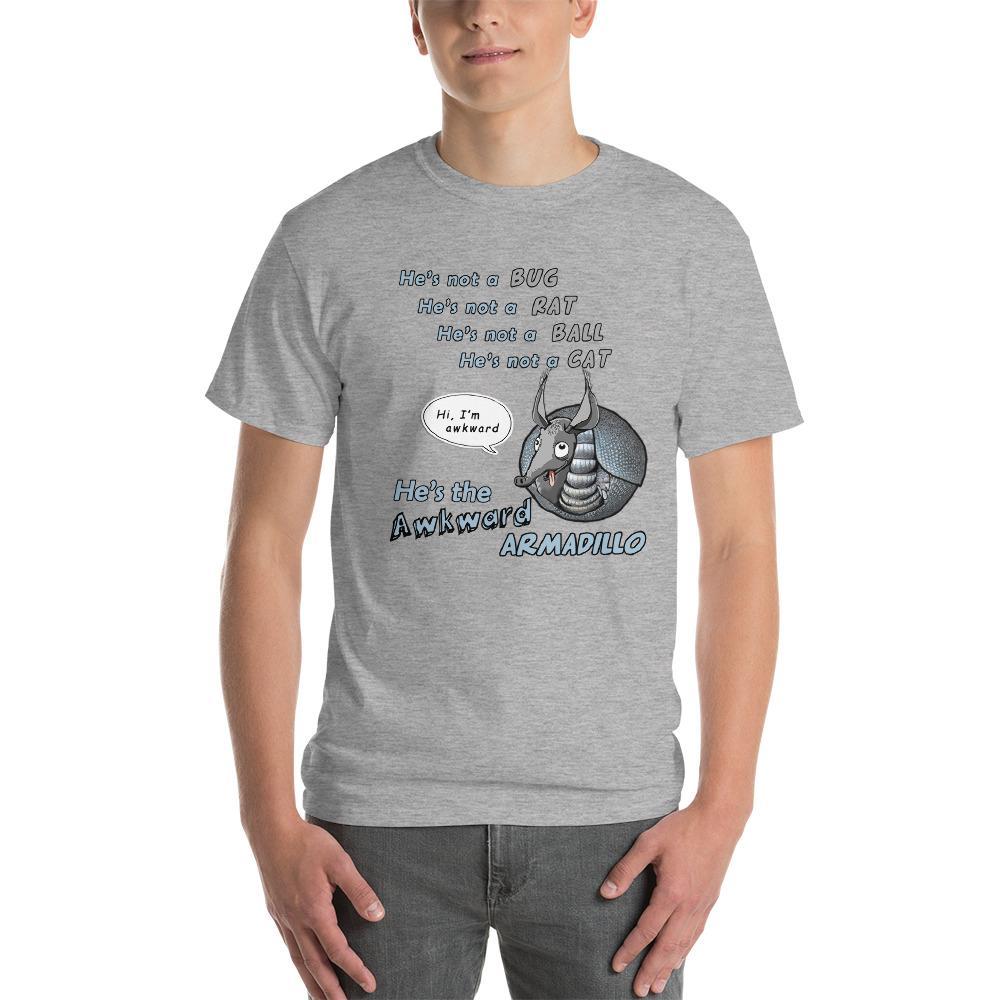 Awkward Armadillo Unisex T-Shirt-Sport Grey-S-Awkward T-Shirts