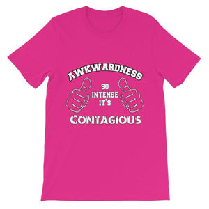 Awkwardness So Intense It's Contagious T-shirt-Berry-S-Awkward T-Shirts