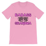 Badass Grandma T-shirt-Pink-S-Awkward T-Shirts