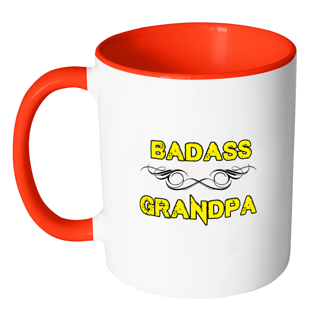 Badass Grandpa Coffee Mug - Awkward T-Shirts