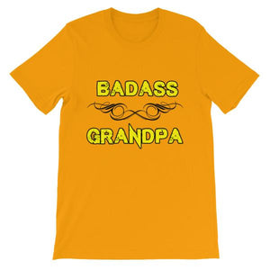 Badass Grandpa T-Shirt-Gold-S-Awkward T-Shirts