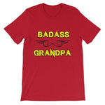 Badass Grandpa T-Shirt-Red-S-Awkward T-Shirts