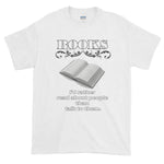 Books I'd Rather Read About People Than Talk to Them T-shirt-White-S-Awkward T-Shirts