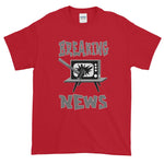 Breaking News TV Sledgehammer T-Shirt-Cherry Red-S-Awkward T-Shirts