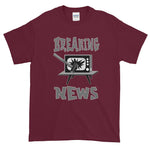 Breaking News TV Sledgehammer T-Shirt-Maroon-S-Awkward T-Shirts