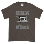 Breaking News TV Sledgehammer T-Shirt-Olive-S-Awkward T-Shirts