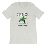Camping Escape to Reality T-shirt-Ash-S-Awkward T-Shirts