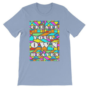 Create Your Own Heaven T-Shirt-Baby Blue-S-Awkward T-Shirts