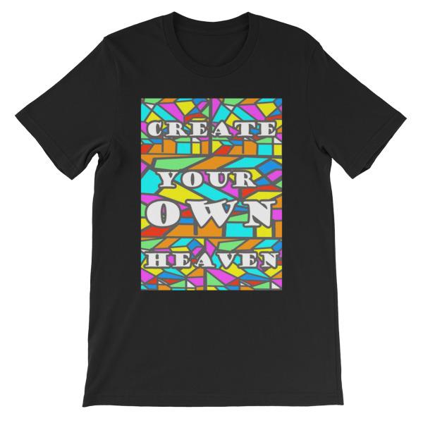 Create Your Own Heaven T-Shirt-Black-S-Awkward T-Shirts