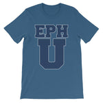 Eph U T-shirt-Steel Blue-S-Awkward T-Shirts
