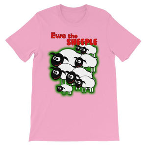 Ewe The Sheeple T-shirt-Pink-S-Awkward T-Shirts