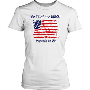 Fate of the Union Depends on Us Women's Patriotic Shirt