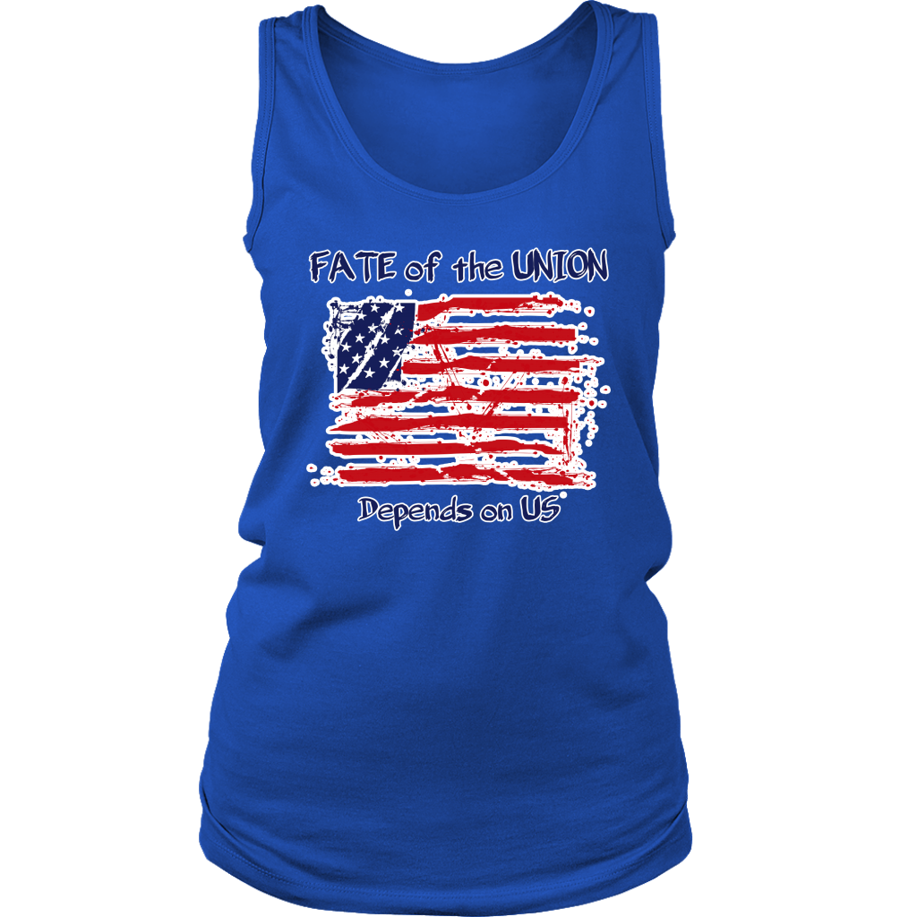 Fate of the Union Depends on Us Women's Patriotic Shirt