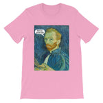 Get My Good Side Vincent Van Gogh T-shirt-Pink-S-Awkward T-Shirts
