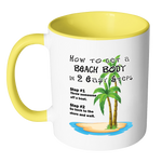 How to Get a Beach Body Funny Coffee Mug - Awkward T-Shirts