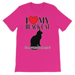 I Love My Black Cat T-shirt-Berry-S-Awkward T-Shirts