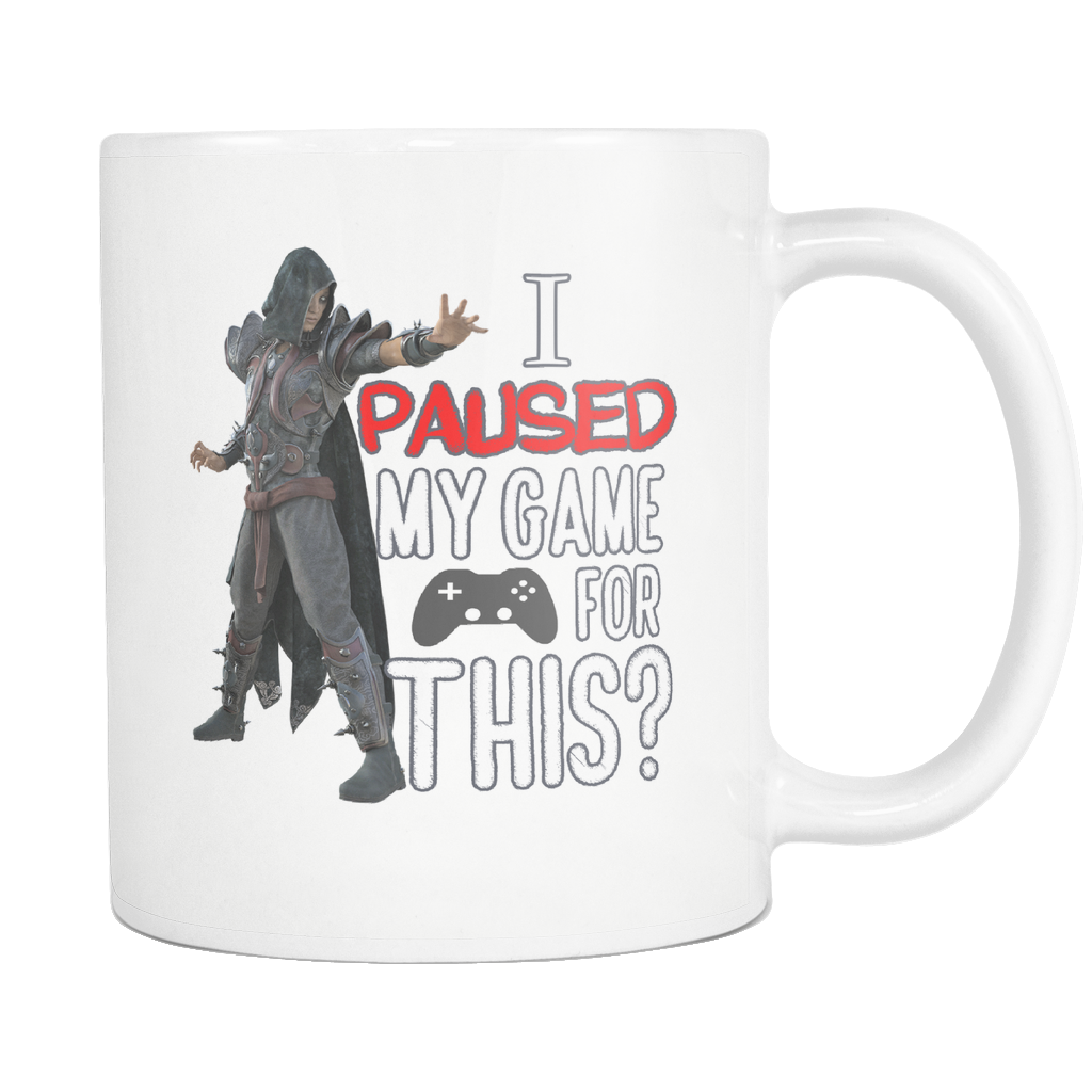 I Paused My Game for This Sarcastic Gamer Coffee Mug