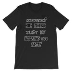 I Twerk Just By Walking Too Fast T-shirt-Black-S-Awkward T-Shirts