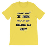 I Twerk Just By Walking Too Fast T-shirt-Yellow-S-Awkward T-Shirts