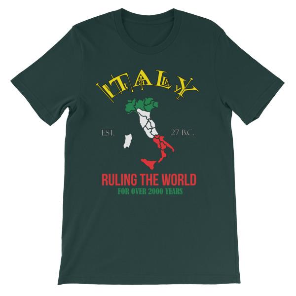 Italy Ruling the World for Over 2000 Years T-shirt-Forest-S-Awkward T-Shirts
