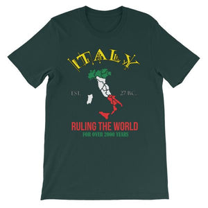 Italy Ruling the World for Over 2000 Years T-shirt-Forest-S-Awkward T-Shirts