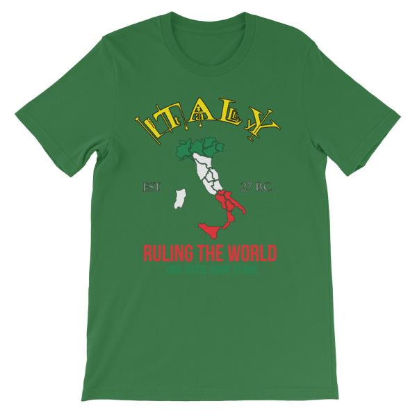 Italy Ruling the World for Over 2000 Years T-shirt-Leaf-S-Awkward T-Shirts
