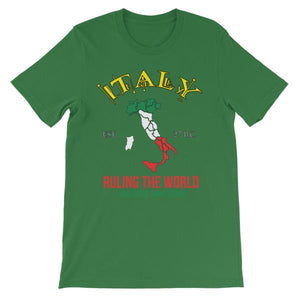 Italy Ruling the World for Over 2000 Years T-shirt-Leaf-S-Awkward T-Shirts