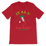 Italy Ruling the World for Over 2000 Years T-shirt-Red-S-Awkward T-Shirts
