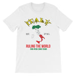Italy Ruling the World for Over 2000 Years T-shirt-White-S-Awkward T-Shirts