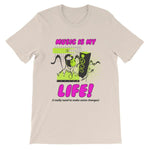 Music is My Life T-Shirt-Soft Cream-S-Awkward T-Shirts