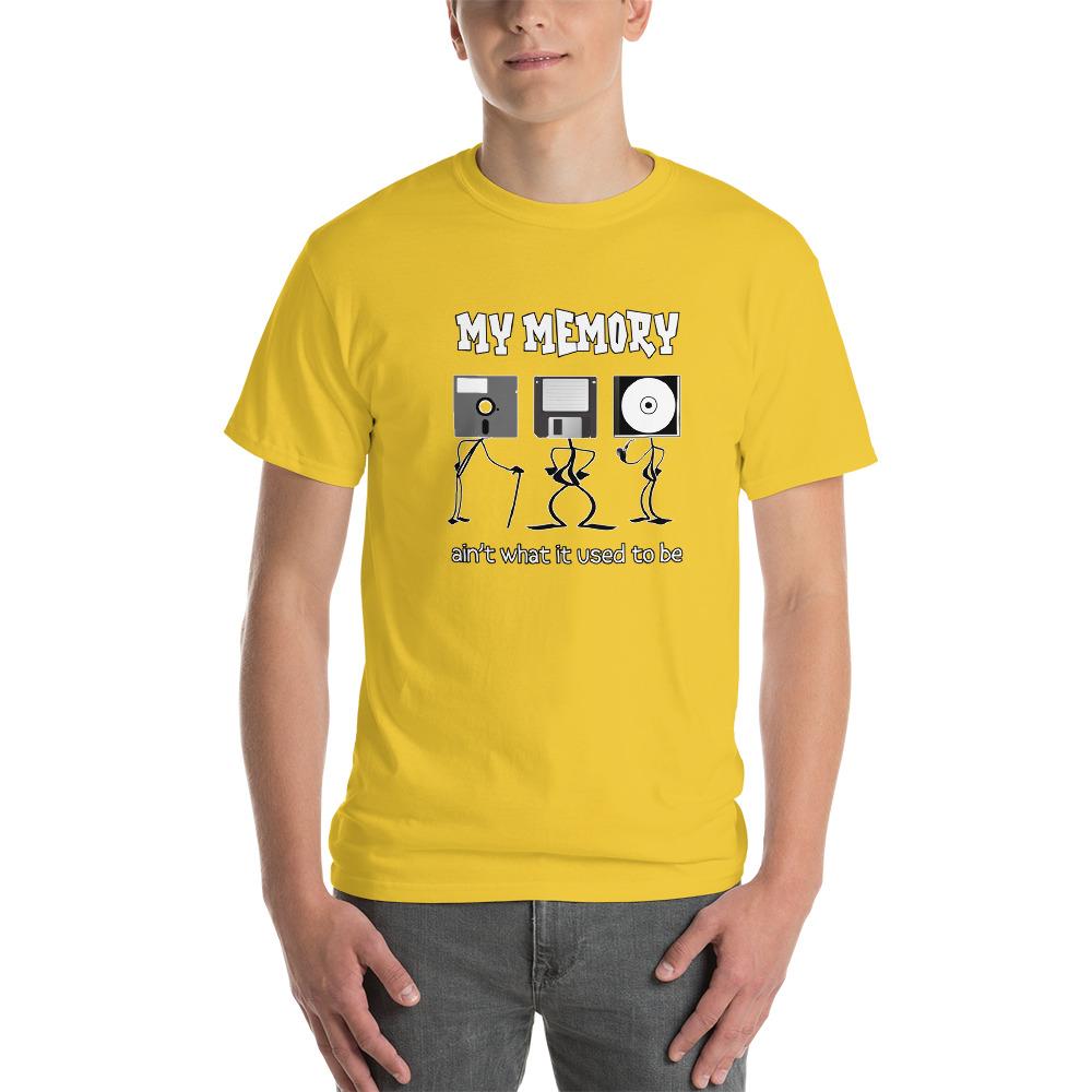 My Memory Ain't What it Used to Be Retro Computer Geek T-Shirt-Daisy-S-Awkward T-Shirts