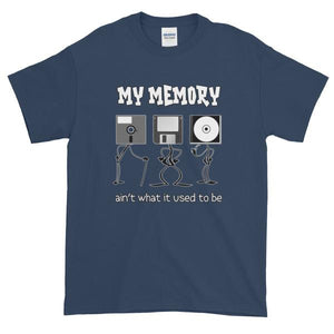 My Memory Ain't What it Used to Be Short-Sleeve T-Shirt-Blue Dusk-S-Awkward T-Shirts