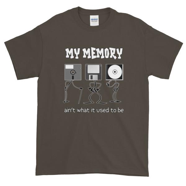 My Memory Ain't What it Used to Be Short-Sleeve T-Shirt-Olive-S-Awkward T-Shirts
