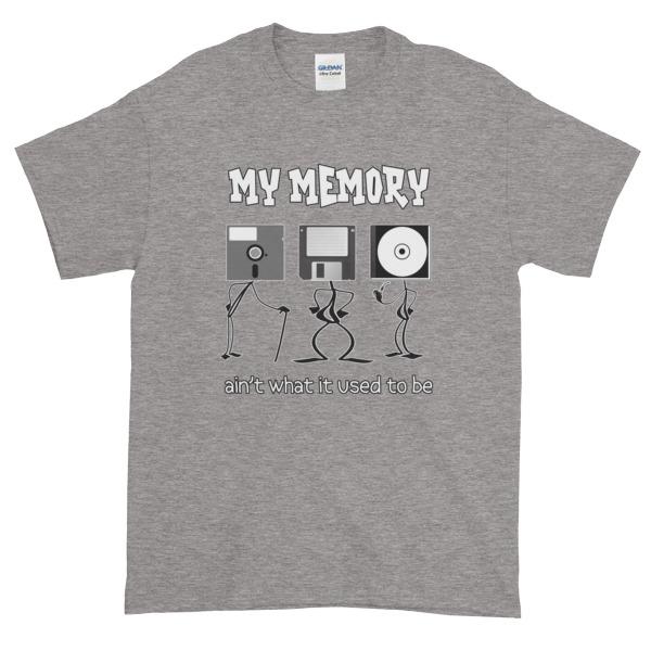 My Memory Ain't What it Used to Be Short-Sleeve T-Shirt-Sport Grey-S-Awkward T-Shirts