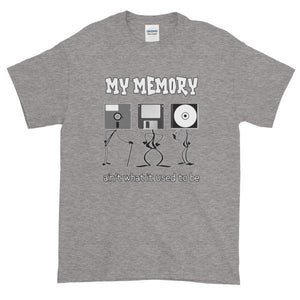 My Memory Ain't What it Used to Be Short-Sleeve T-Shirt-Sport Grey-S-Awkward T-Shirts