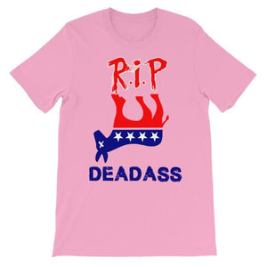 R.I.P. DeadAss Democrats DNC T-Shirt-Pink-S-Awkward T-Shirts