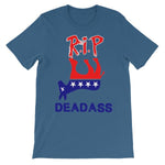 R.I.P. DeadAss Democrats DNC T-Shirt-Steel Blue-S-Awkward T-Shirts