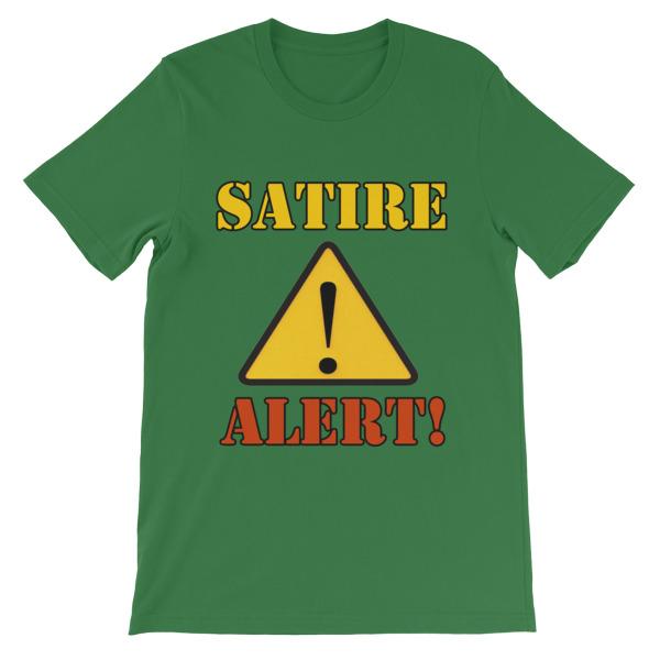 Satire Alert T-shirt-Leaf-S-Awkward T-Shirts