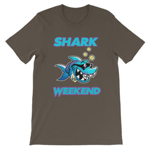 Shark Weekend T-Shirt-Army-S-Awkward T-Shirts